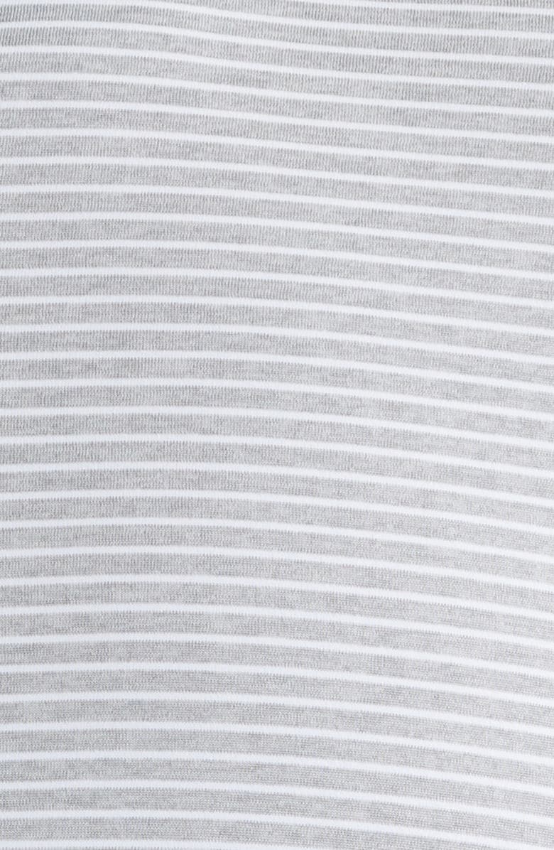 Peter Millar Crown Crafted Ballad Stripe Performance Jersey Polo, Alternate, color, Gale Grey