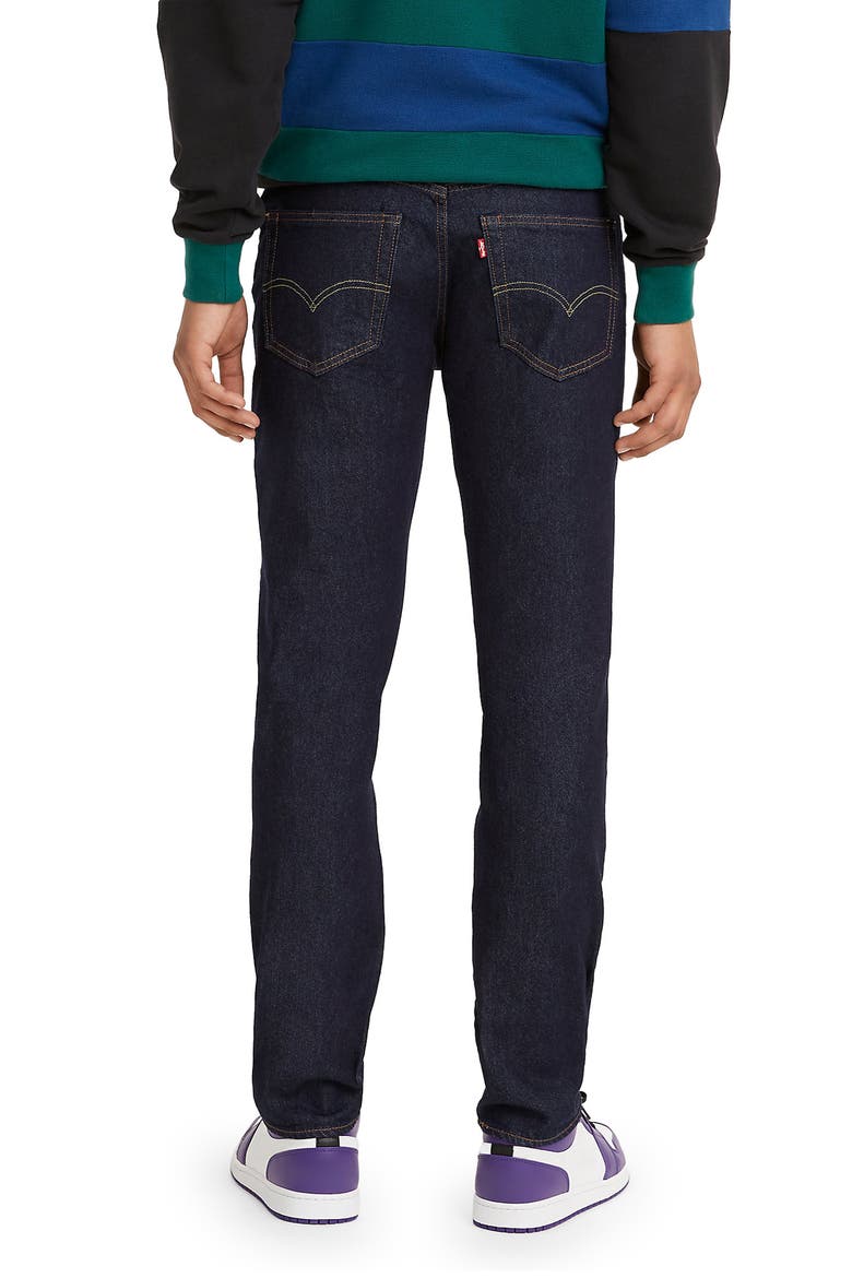 511™ Slim Fit Jeans, Alternate, color, MID KNIGHT RINSE ADV