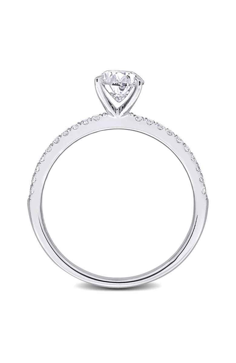 Julianna B. 1-1/6 CTW Lab-Grown Diamond Pear Solitaire Ring 14k, Alternate, color, White Gold