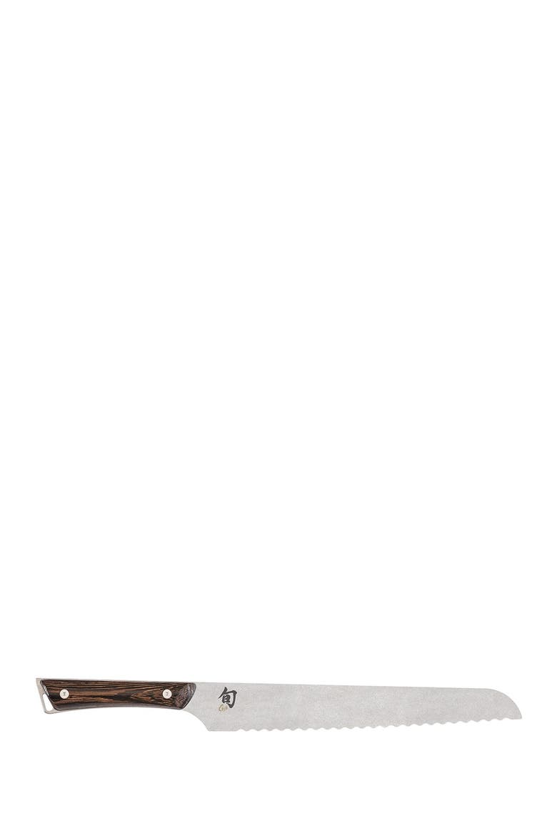 Kanso 9" Bread Knife, Main, color, METALLIC
