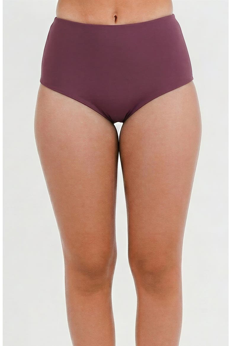 High-Waisted Bikini Bottom, Main, color, Purple Haze