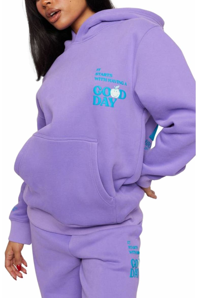 GOOD DAY HOODIE, Alternate, color, LAVENDER