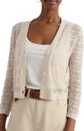 Seasalt Cornwall Sweet Day Pointelle Organic Cotton Cardigan