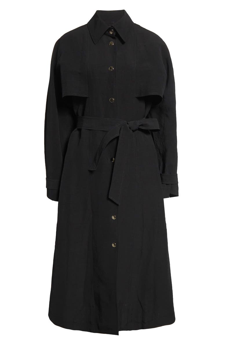 PARTOW Delaney Trench Coat, Alternate, color, Black