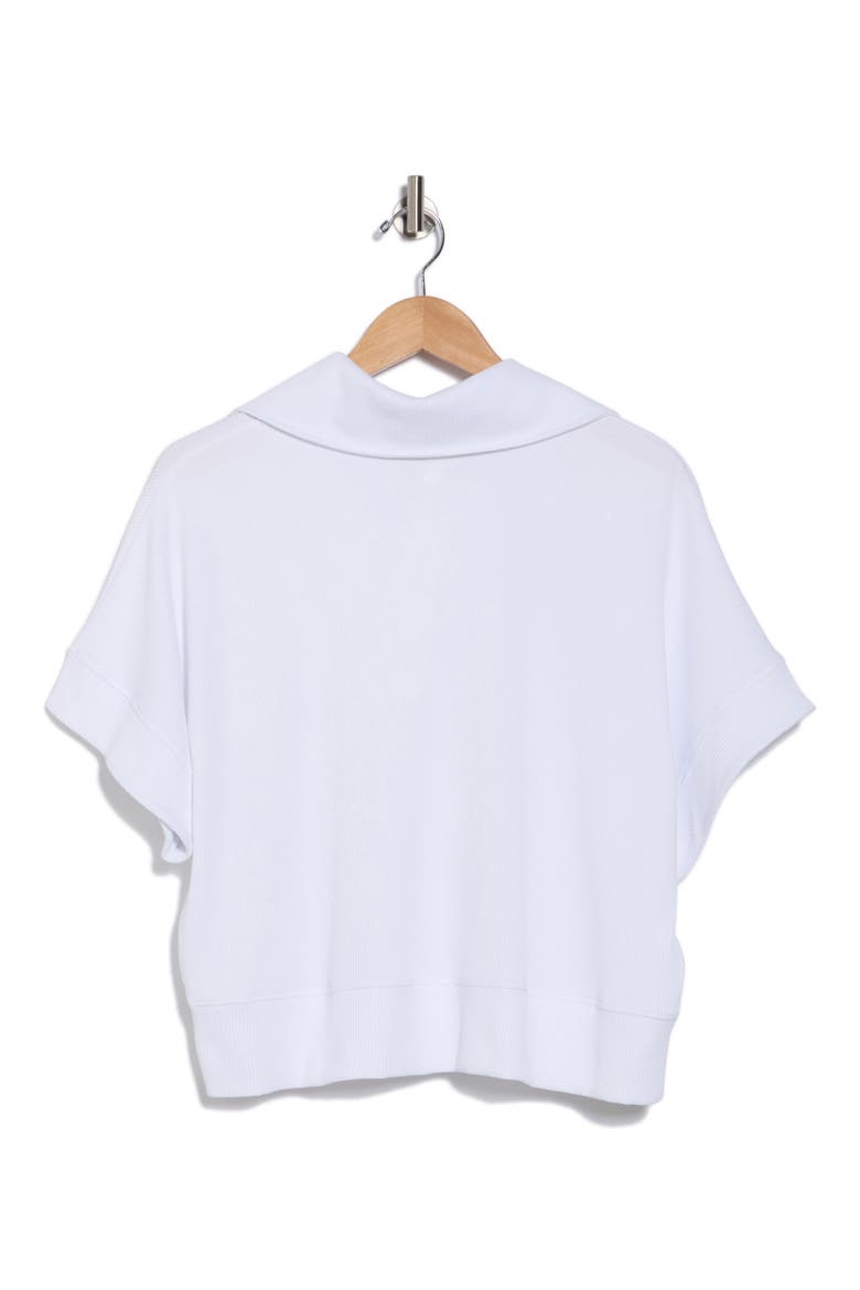Rejuvenate Quarter Zip Pullover, Alternate, color, WHITE