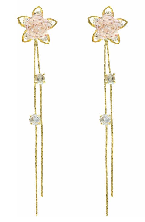 Floral Dangle Earrings