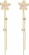 LA MENO Floral Dangle Earrings