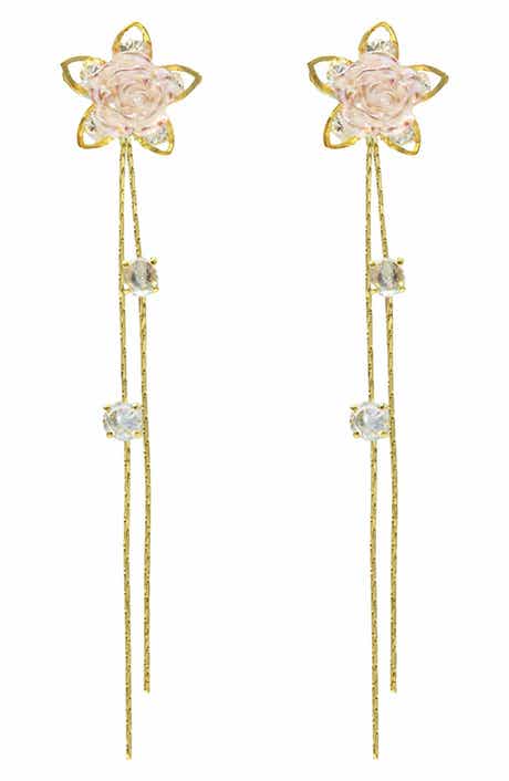 Floral Dangle Earrings