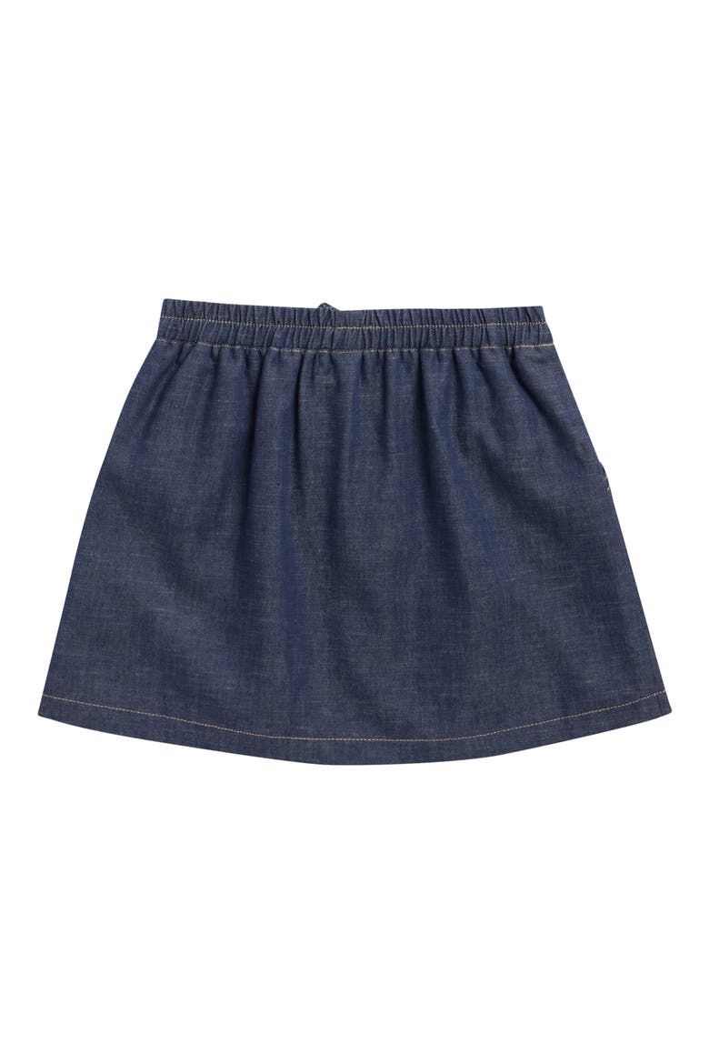 Kids' Chambray Elastic Waist Skirt, Alternate, color, CHAMBRAY
