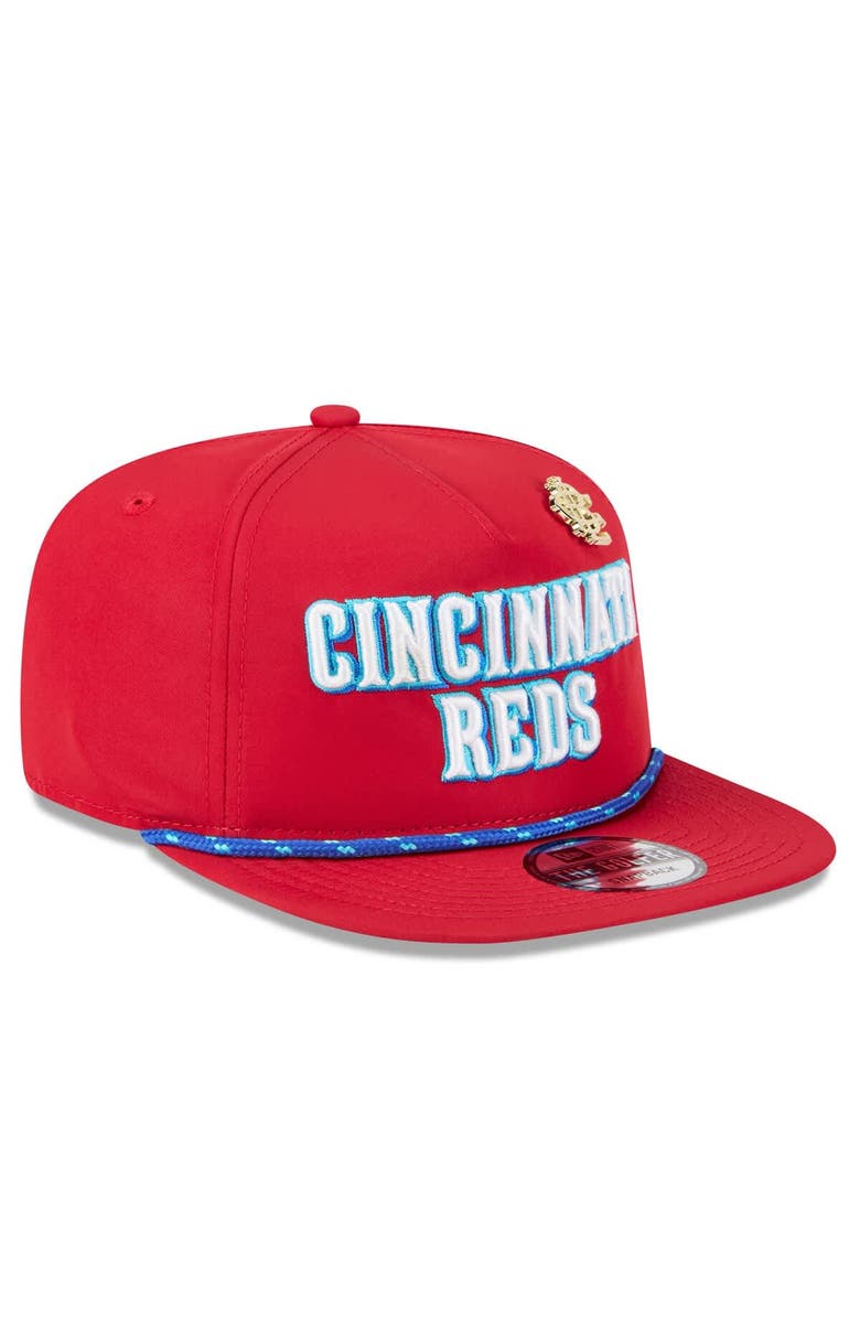 New Era Men's New Era  Red Cincinnati Reds 2025 Big League Chew Golfer Snapback Hat, Alternate, color, Red