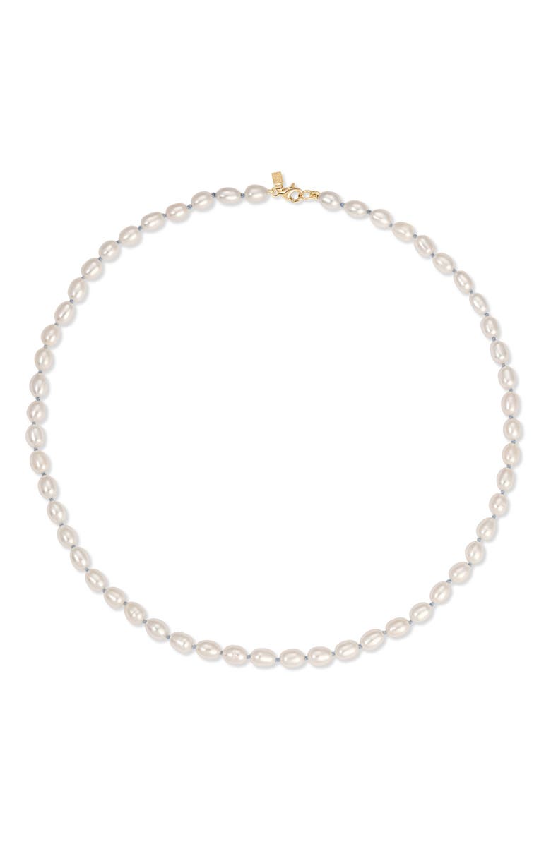 EF Collection Freshwater Pearl Knot Necklace, Main, color, 