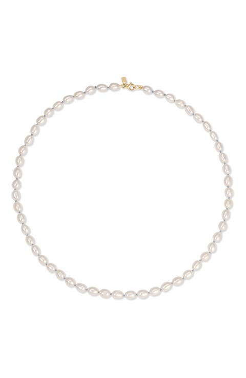 Freshwater Pearl Knot Necklace