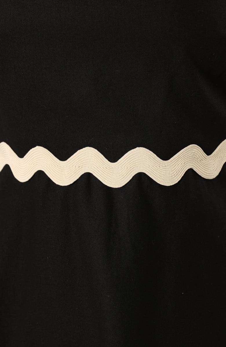 Petal & Pup Yana Sleeveless Maxi Dress, Alternate, color, Black Cream