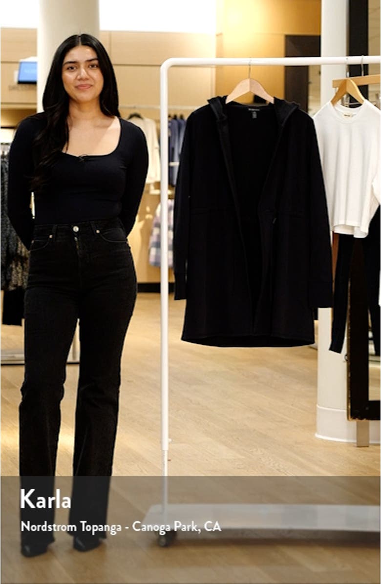 On the Go Open Front Hooded Jacket, sales video thumbnail