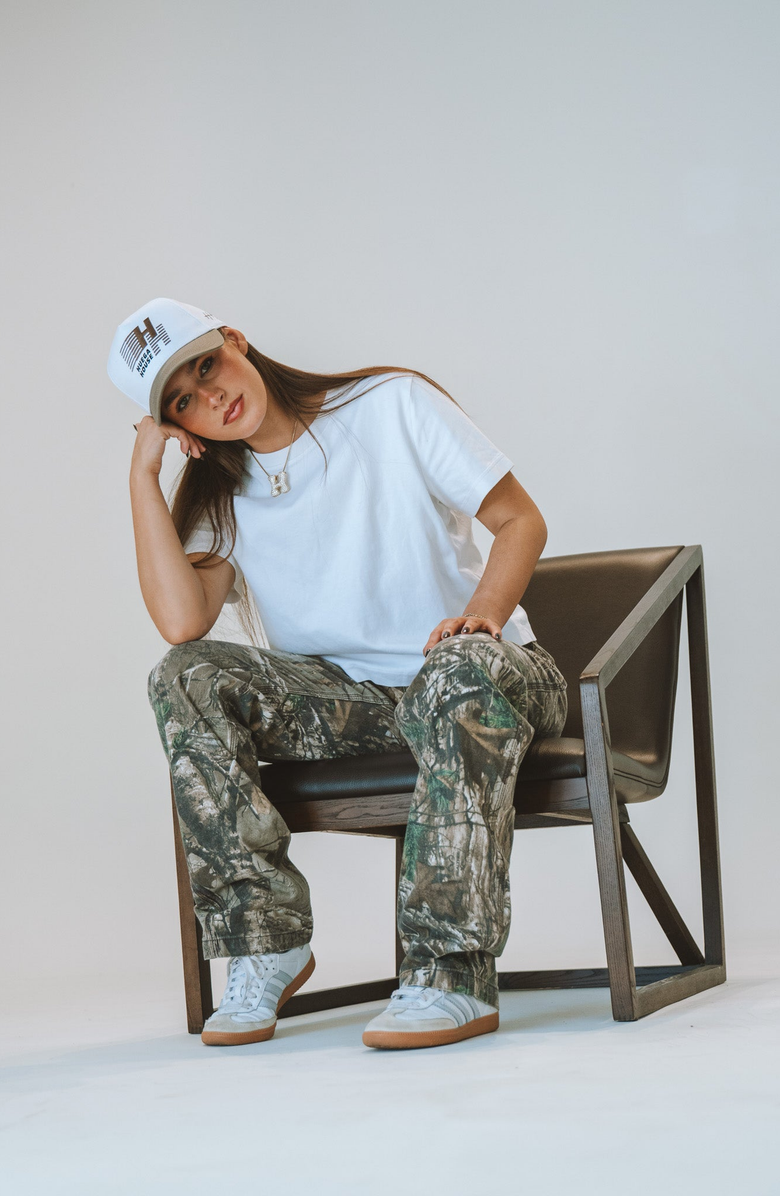 Huega House Legacy Hat, Alternate, color, Cement & White