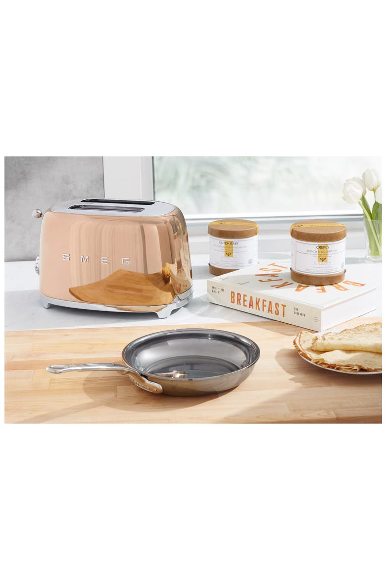 50s Retro Style Two-Slice Toaster, Alternate, color, WHITE