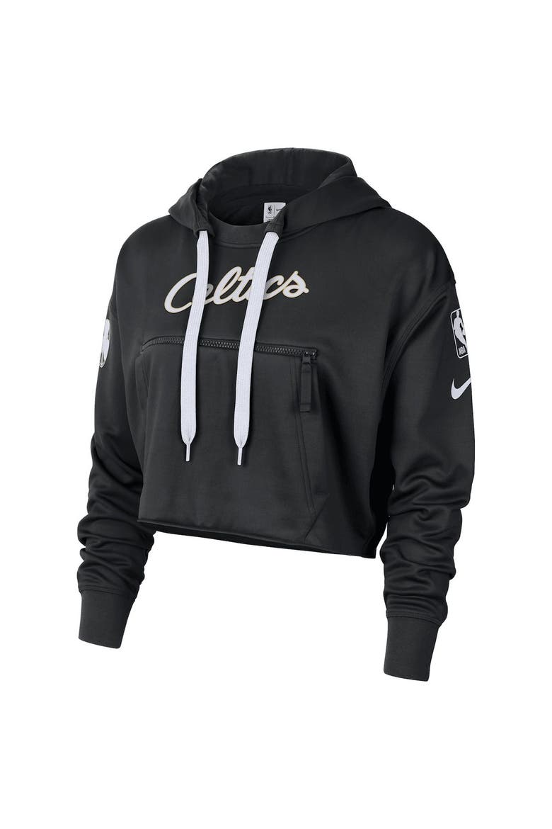 Women's Nike Black Boston Celtics 2022/23 City Edition Courtside Pullover Hoodie, Alternate, color, Black