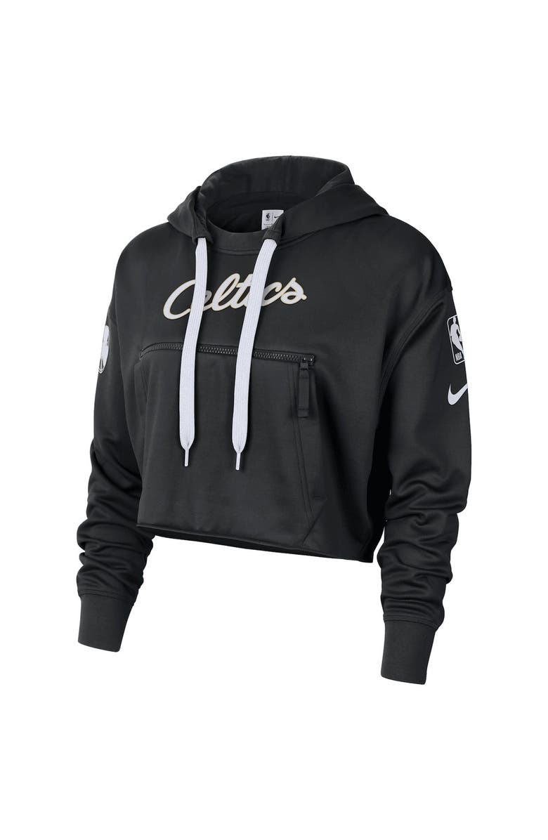 Nike Women's Nike Black Boston Celtics 2022/23 City Edition Courtside Pullover Hoodie, Alternate, color,