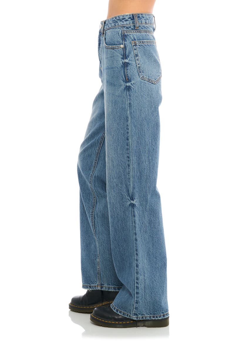 Madison High Rise Loose Jeans, Alternate, color, BLUE