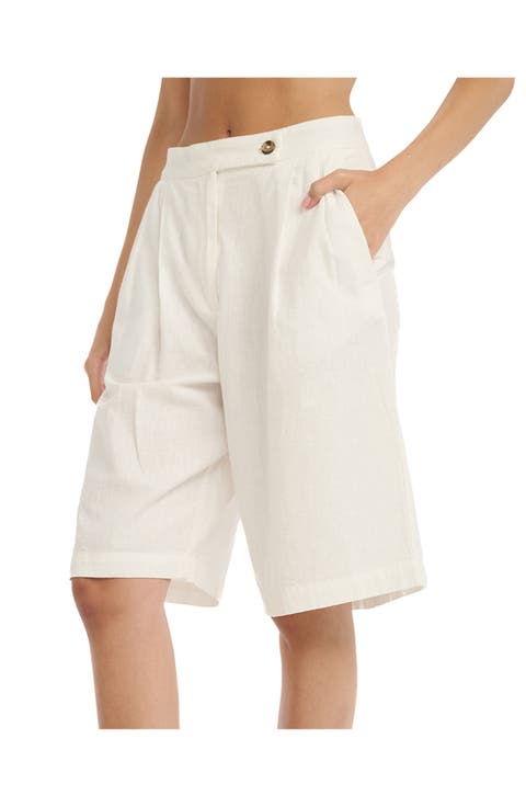 Resort Coastal Long Bermuda Shorts