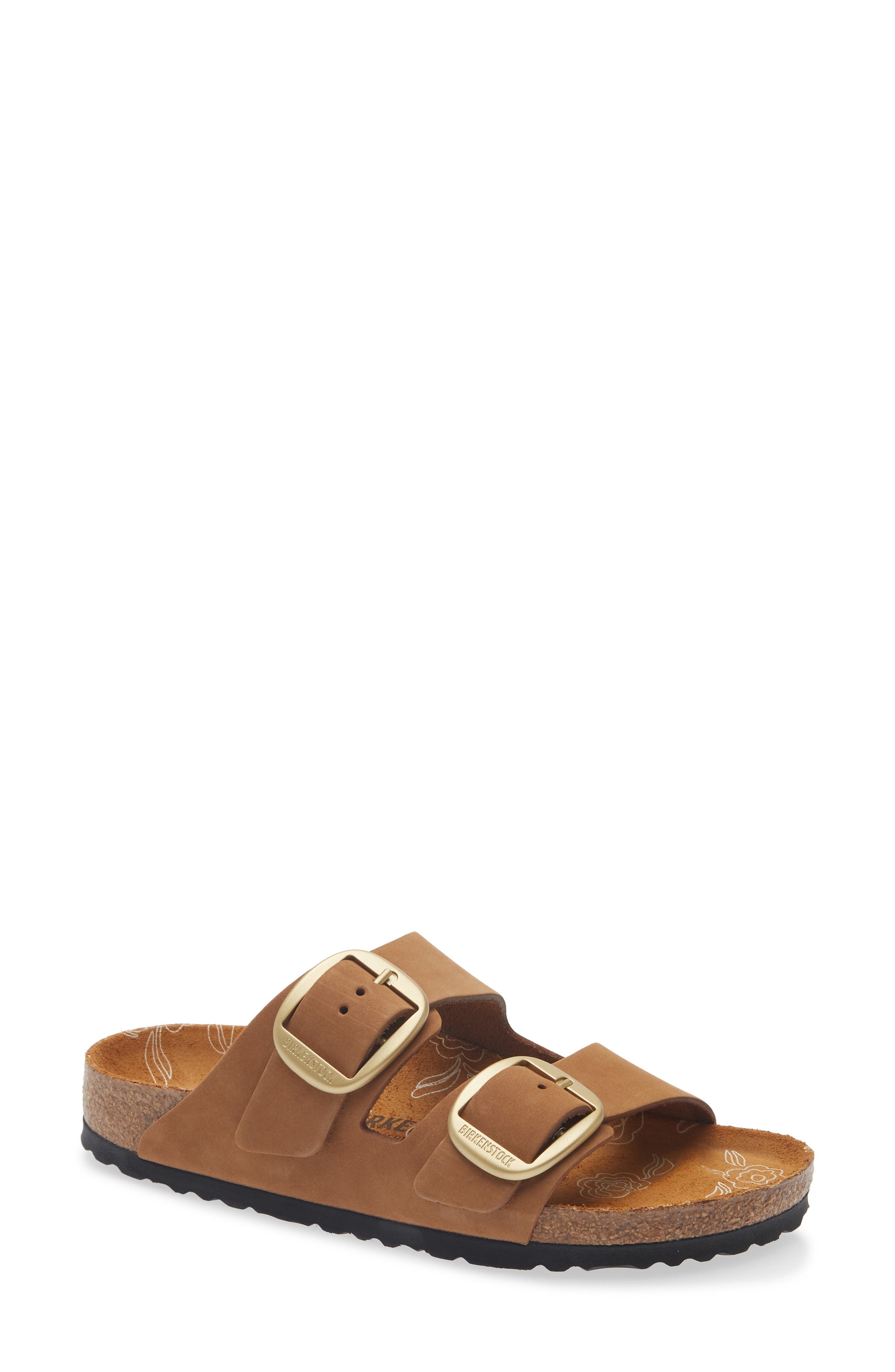 Birkenstock Arizona Big Buckle Slide Sandal, Main, color, Mink