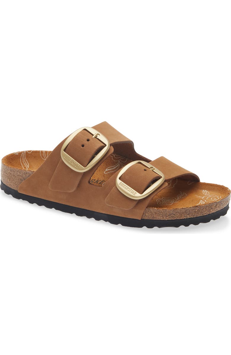 Birkenstock Arizona Big Buckle Slide Sandal, Main, color, Mink