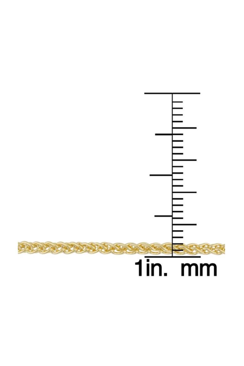14k Gold Filled 2.5mm Round Wheat Chain Necklace, Alternate, color, 14k Yellow Gold