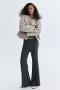 H&M Flared Fine-knit Trousers