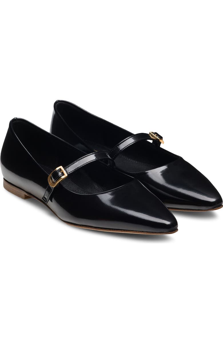 Magnanni Stasia Pointed Toe Flat, Main, color, Black