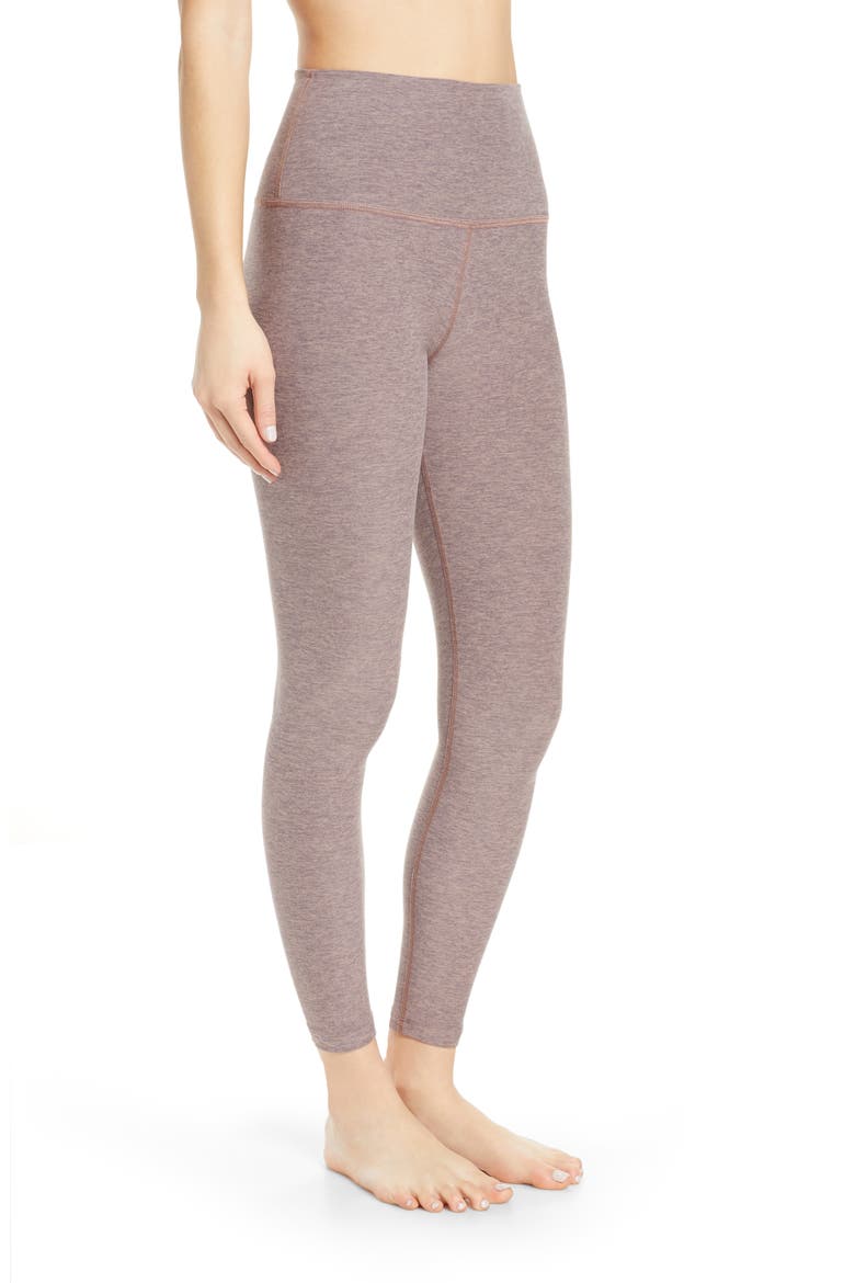 Caught in the Midi High Waist Leggings, Alternate, color, DUSTY MAUVE LILAC LUSTER