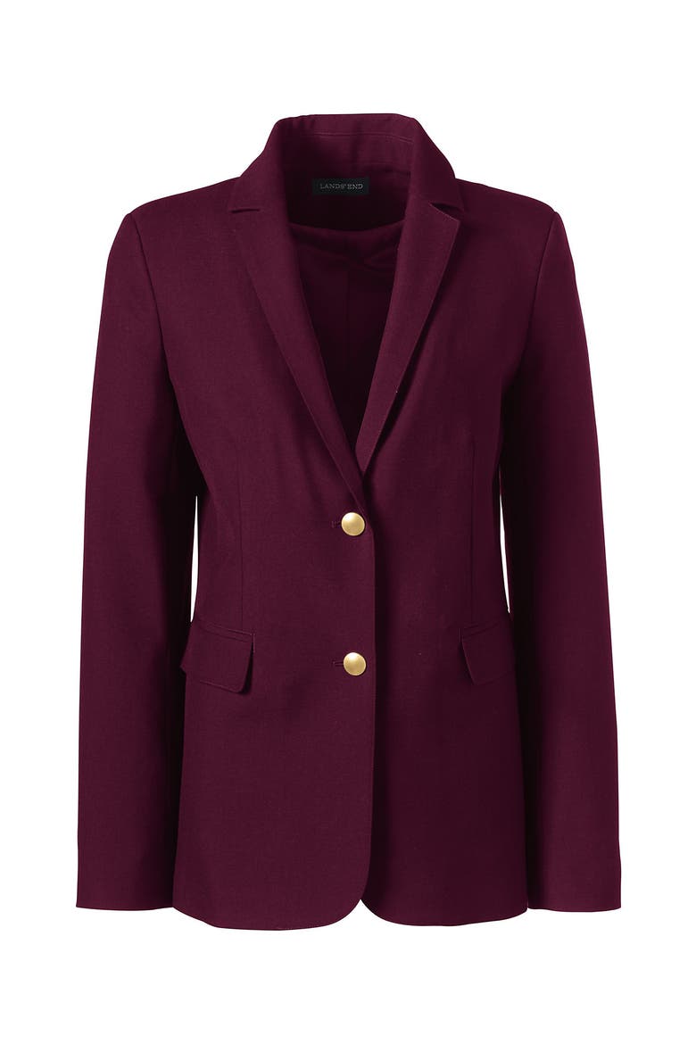 School Uniform  Hopsack Blazer, Alternate, color, Burgundy