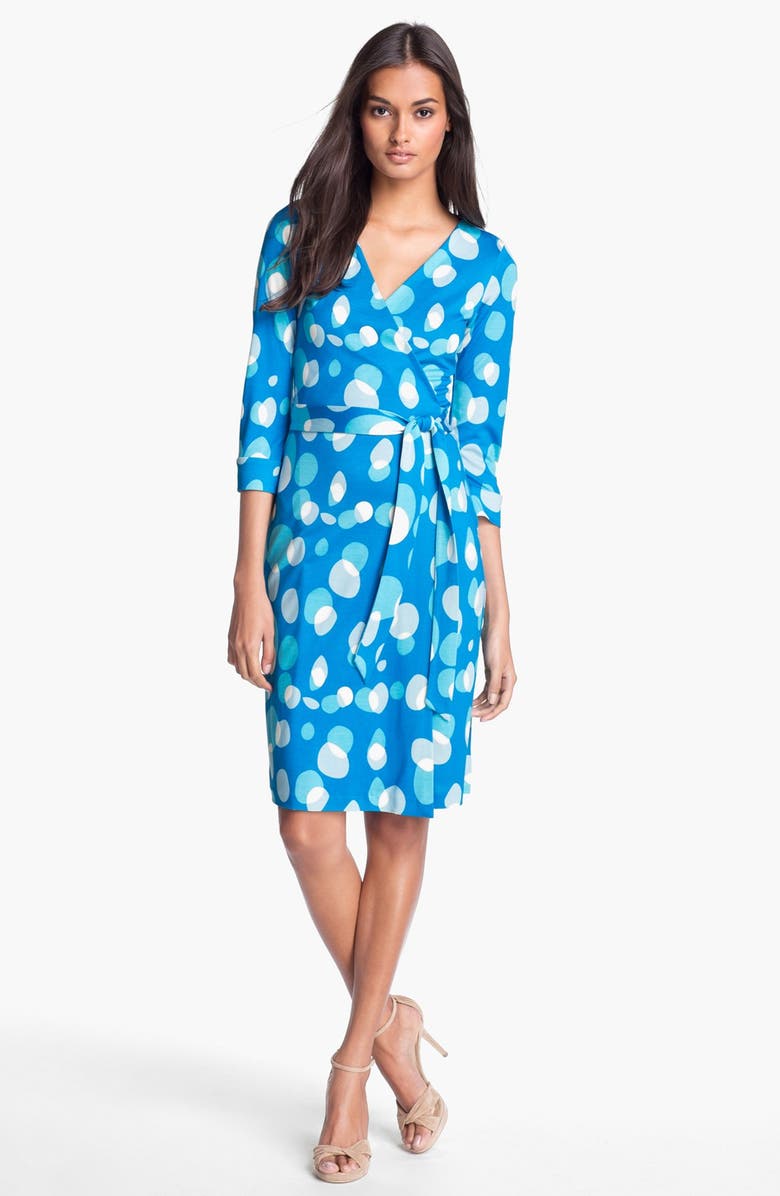 Diane von Furstenberg 'New Julian 2' Silk Wrap Dress, Main, color, 