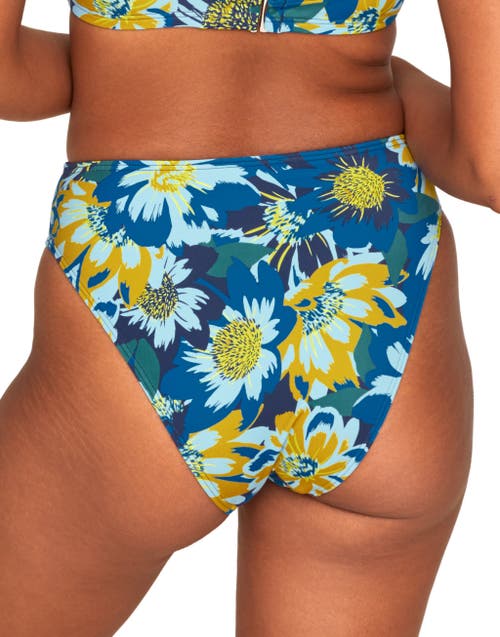 Adore Me Lissa Women's Swimwear Panty In Floral Green