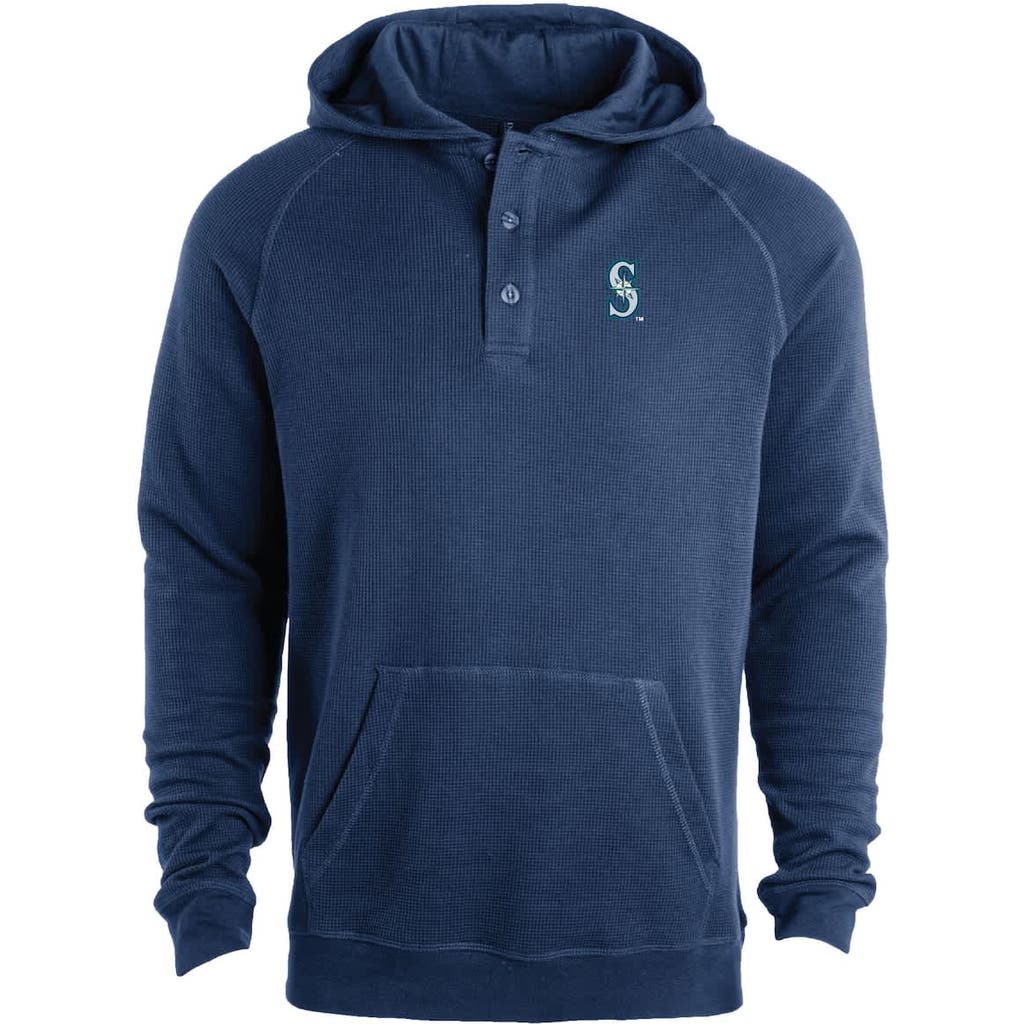 DUNBROOKE DUNBROOKE NAVY SEATTLE MARINERS MONTANA LIGHTWEIGHT RAGLAN PULLOVER HOODIE