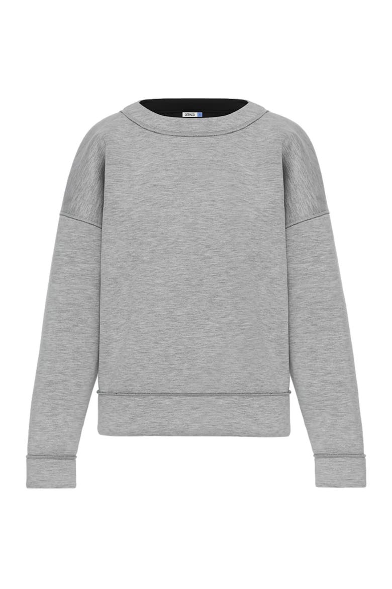 The Reversible Sweatshirt, Alternate, color, Black/Gray