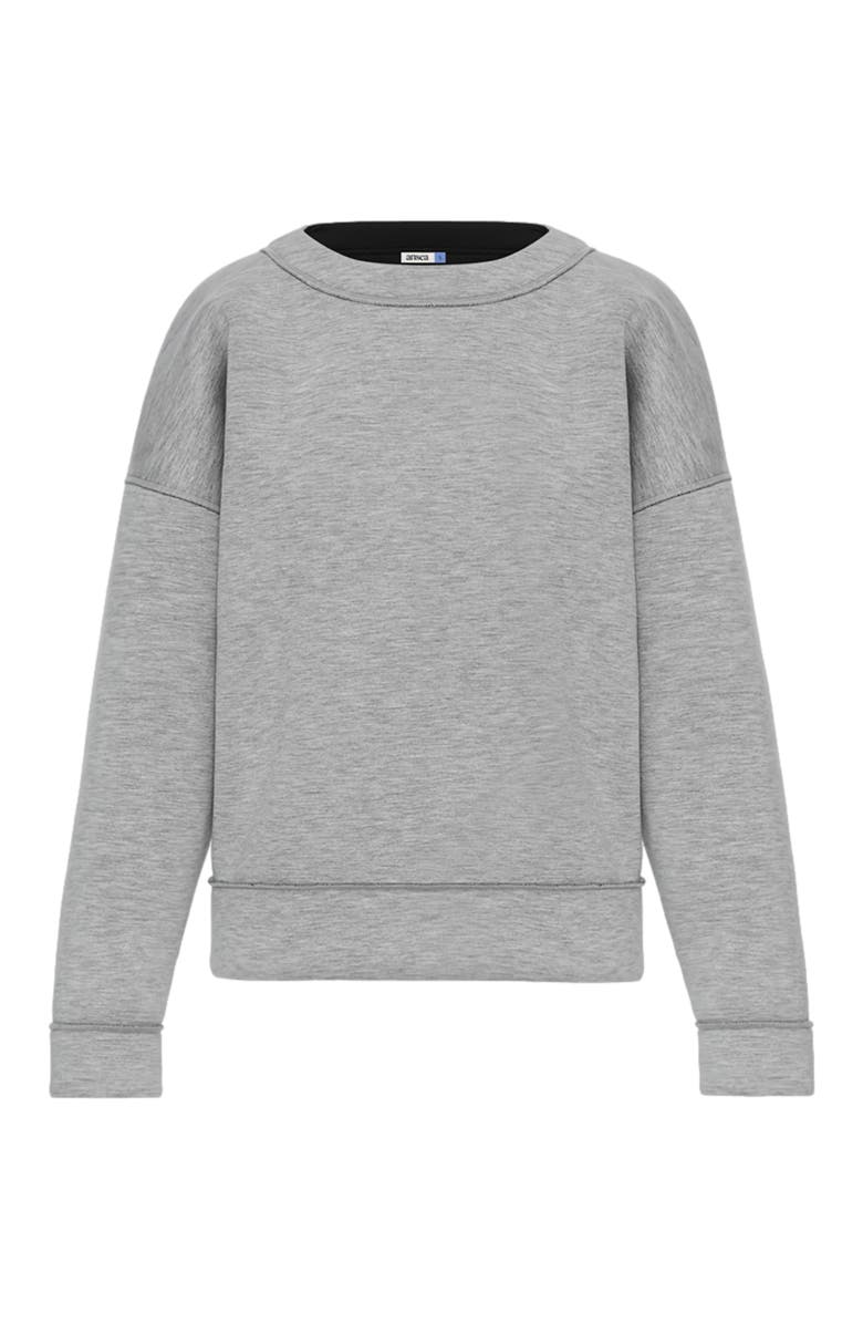 Ansea The Reversible Sweatshirt, Alternate, color, Black/Gray