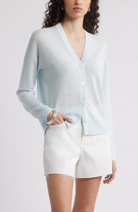 Linen Blend Cardigan