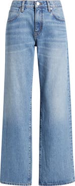 FRAME The Saturday Low Rise Relaxed Straight Leg Jeans