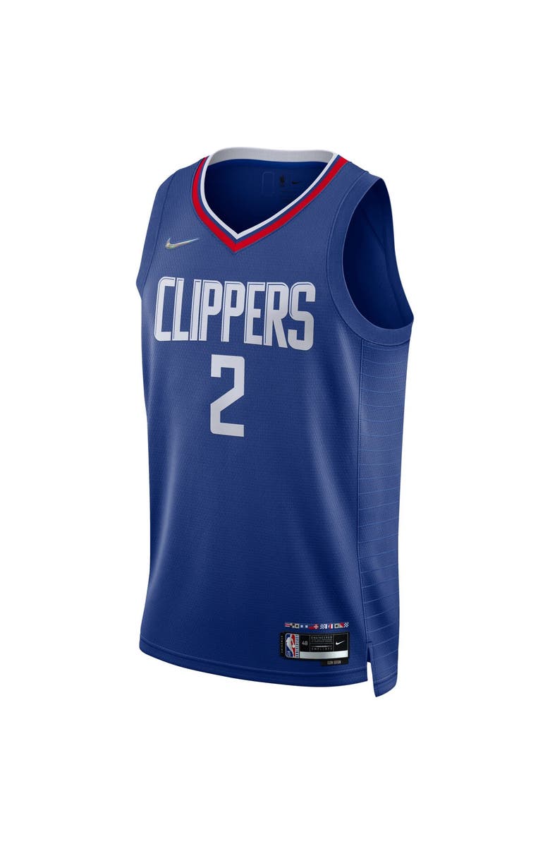 Nike Men's Nike Kawhi Leonard Royal LA Clippers 2021/22 Diamond Swingman Jersey - Icon Edition, Alternate, color, 