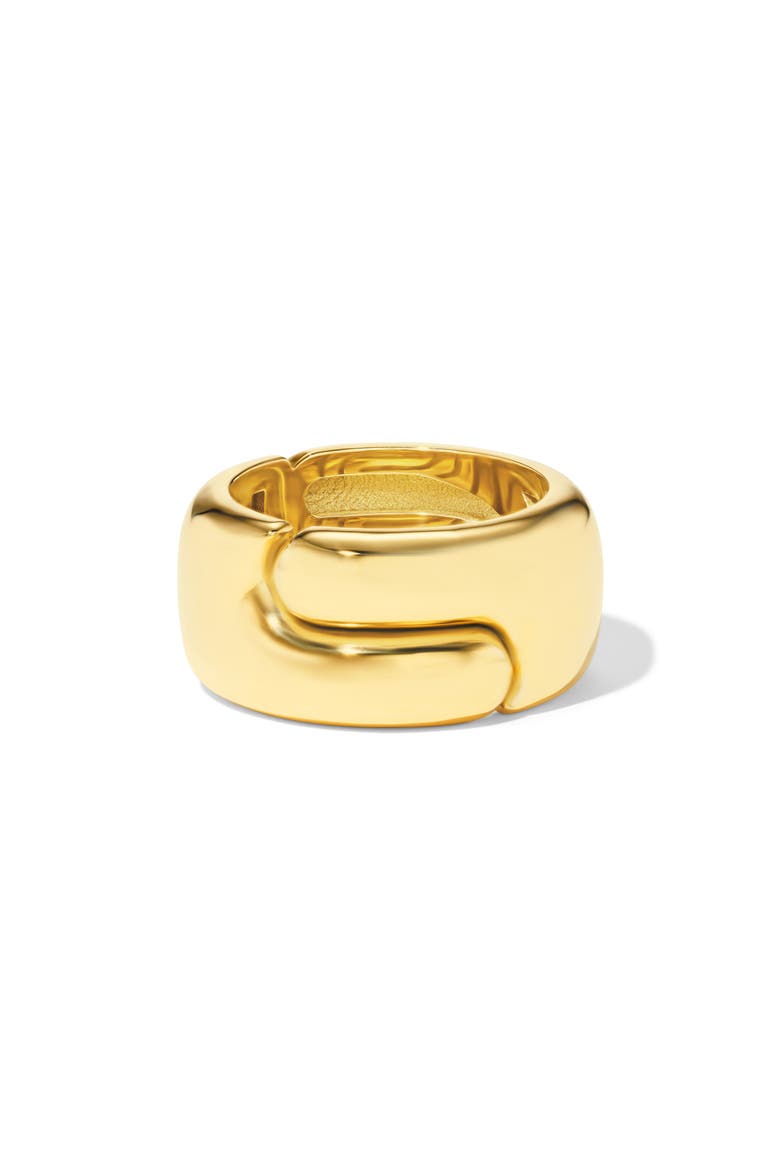 Holos 18K Gold Wide Band, Alternate, color, YELLOW GOLD