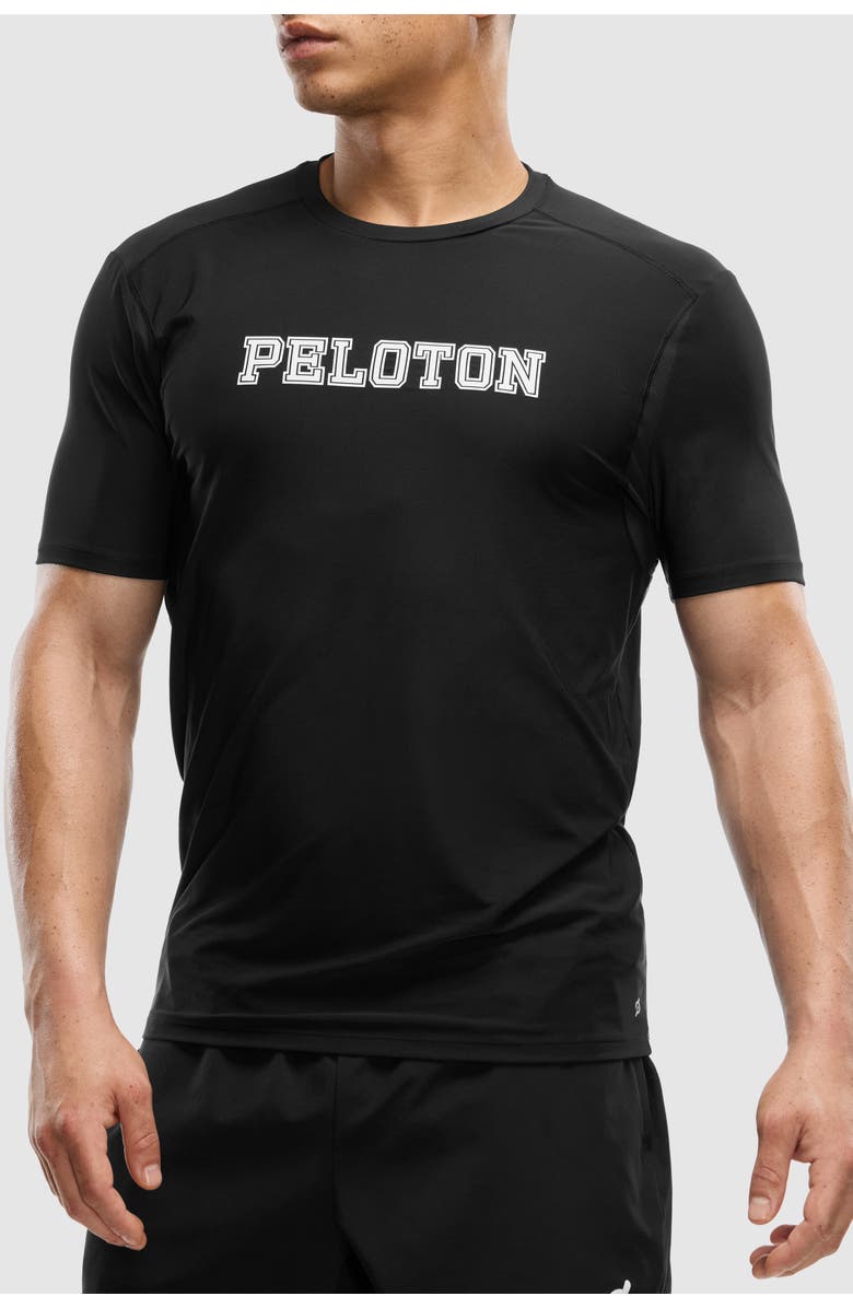 Peloton Essential Performance Short Sleeve, Main, color, Black