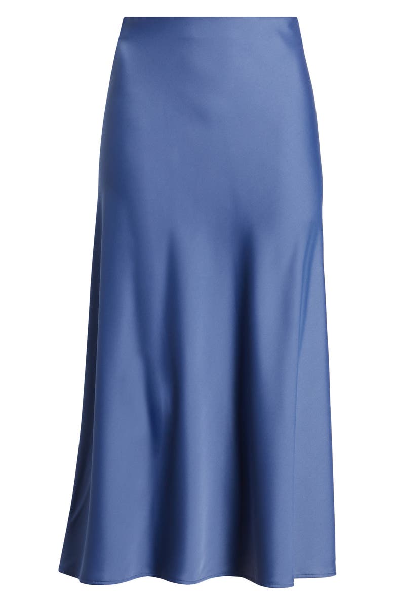 Anne Klein Bias Cut Matte Satin Skirt, Alternate, color, 