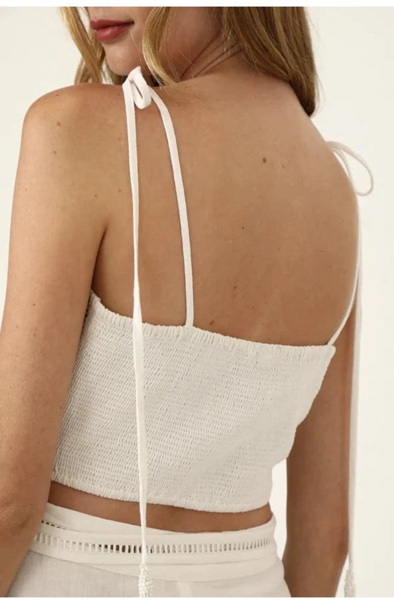 GUADALUPE DESIGN Moroti Top, Alternate, color, White