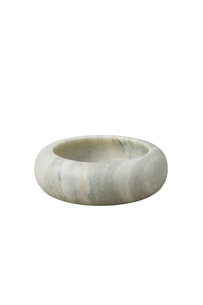 Lady Onyx Low Bowl, Main, color, White