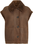 Brunello Cucinelli Shearling reversible vest