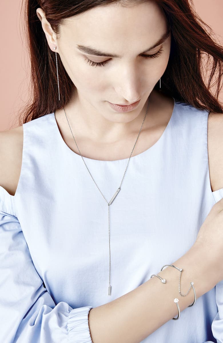 Nadri 'Goldie' Chain Hinge Bracelet, Alternate, color, 