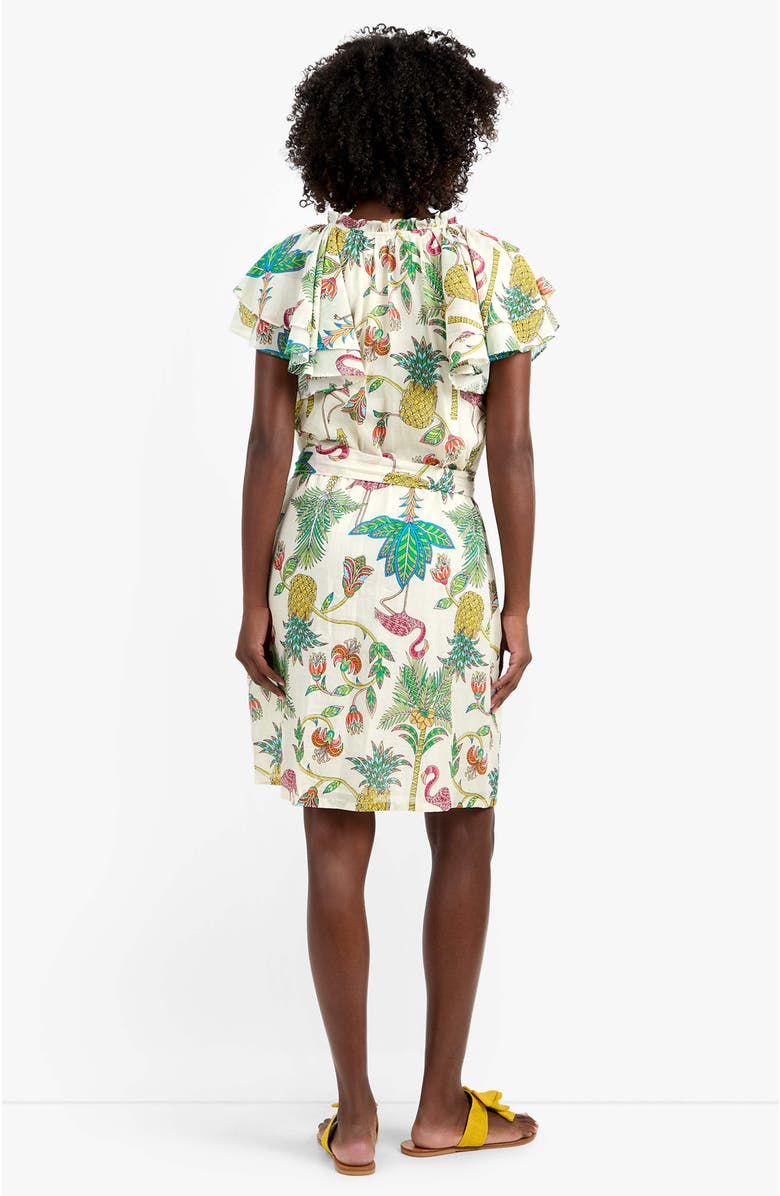 Trina Turk Zandy Flamingo Fizz Voile Dress, Alternate, color, Flamingo Fizz Voile
