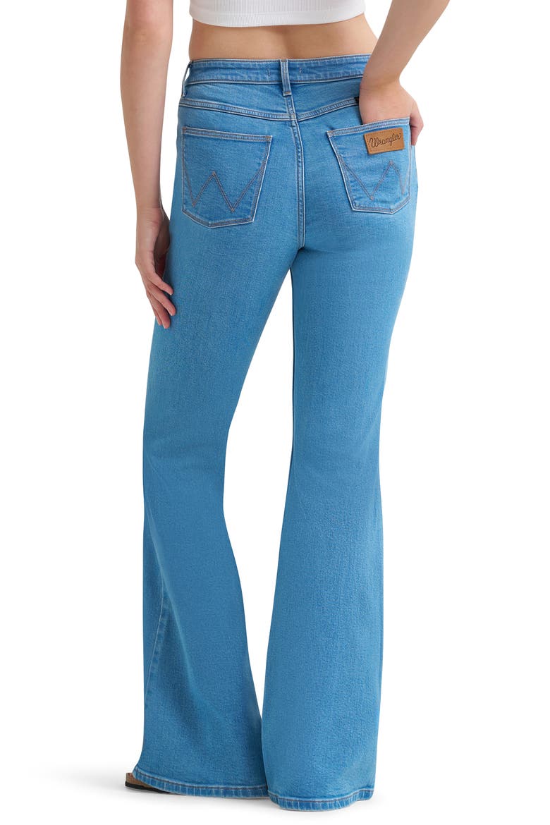 Western High Waist Flare Leg Jeans, Alternate, color, GEORGIA