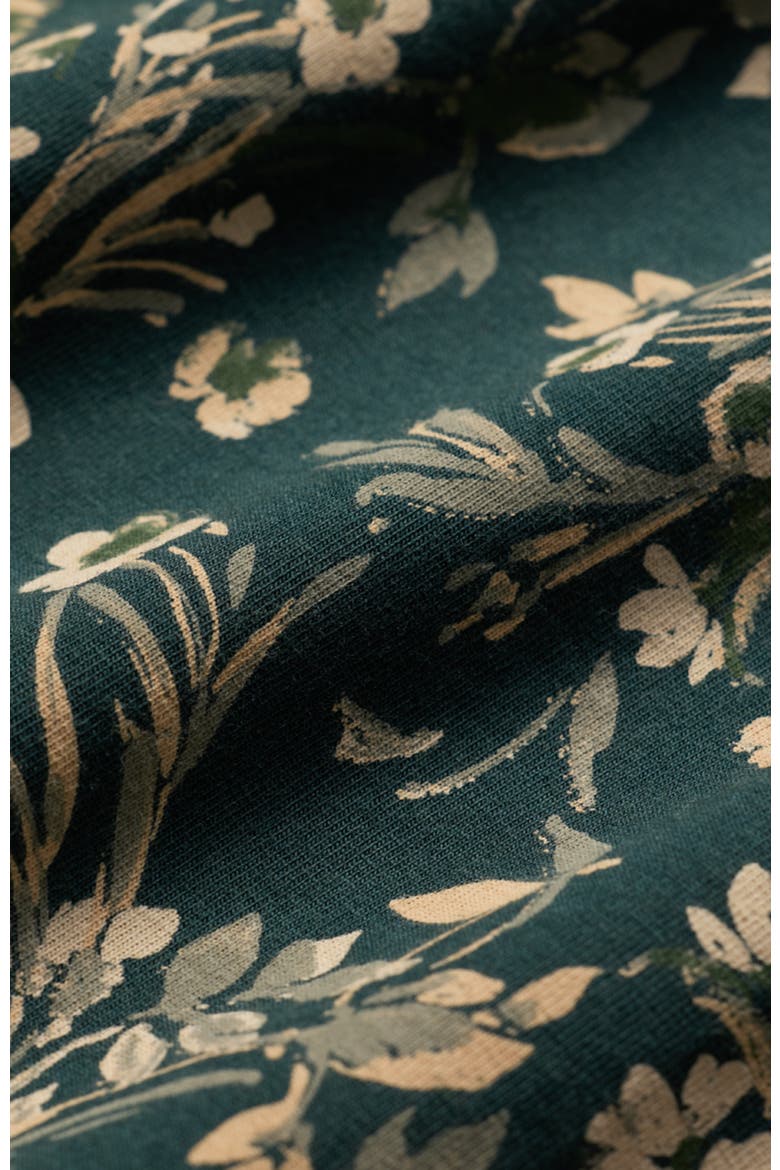 Fit & Flare Signature Scoop Dress Made With Organic Cotton, Alternate, color, Fjord Floral