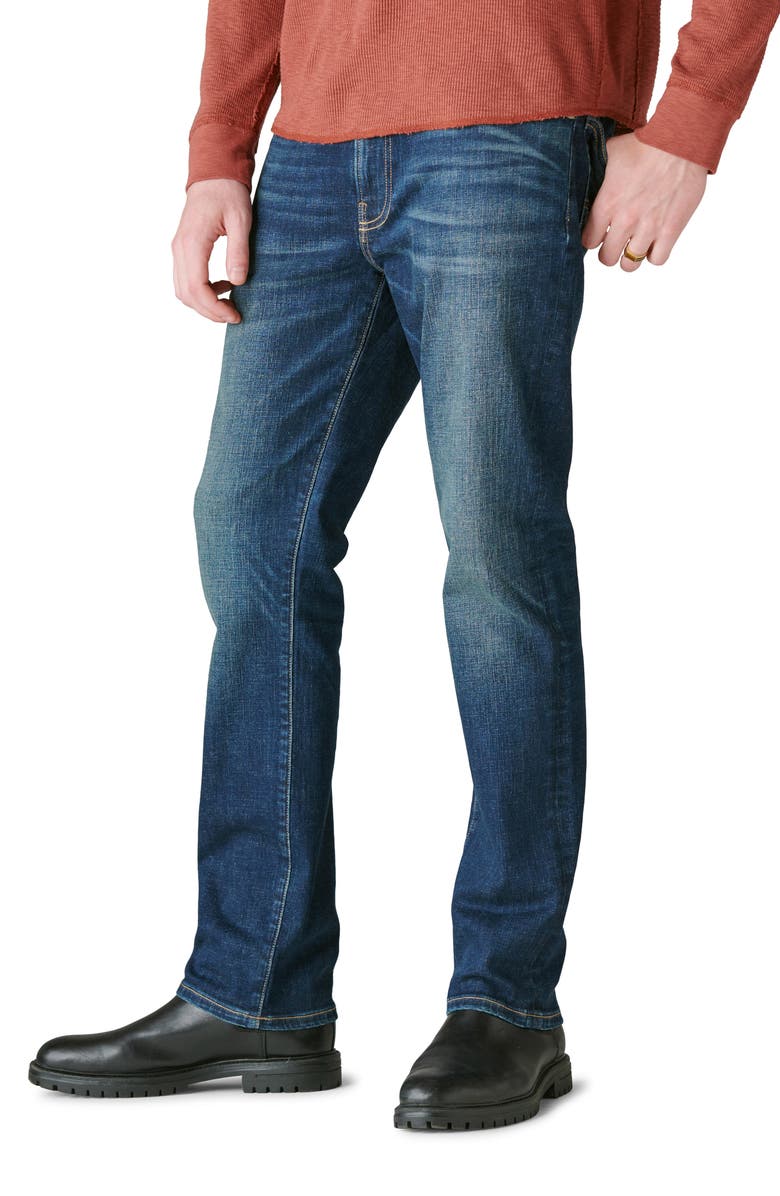 Lucky Brand 223 Stretch Straight Leg Jeans, Alternate, color, Celtic